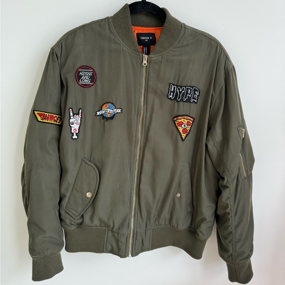 ARMY GREEN BOMBER JACKET